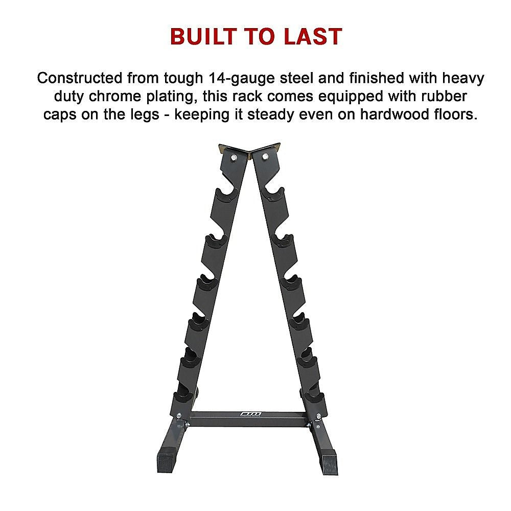 Vertical Dumbbell Rack Weight Stand - Steel