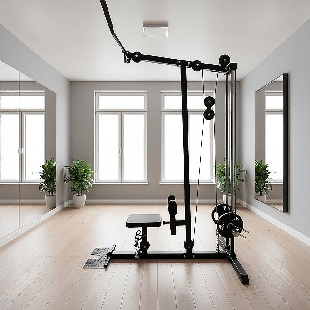 Lat Pulldown Low Row Fitness Machine