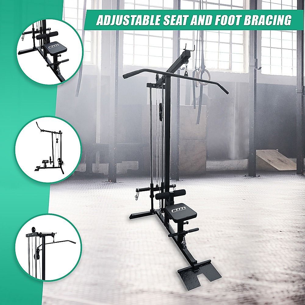 Lat Pulldown Low Row Fitness Machine