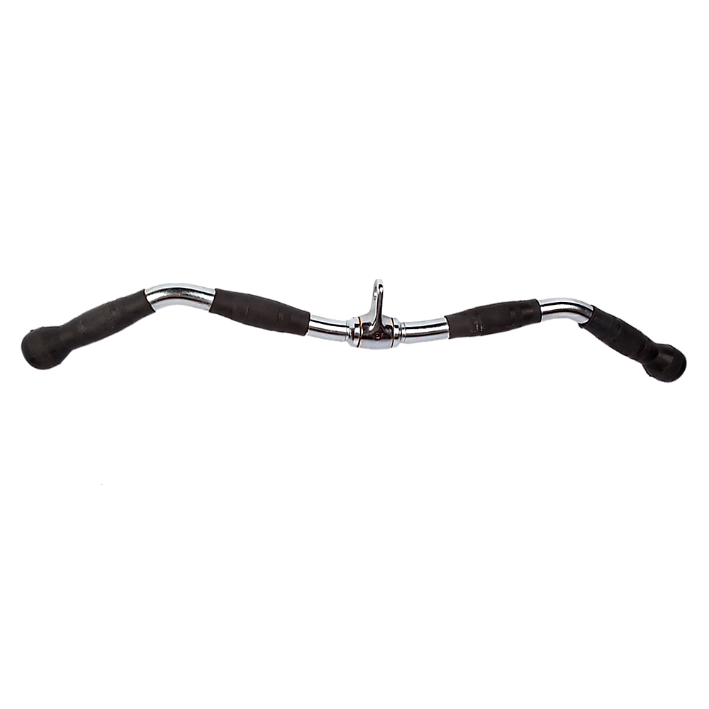 Rubber-Coated Revolving Curl Row Bar Attachment - Randy & Travis