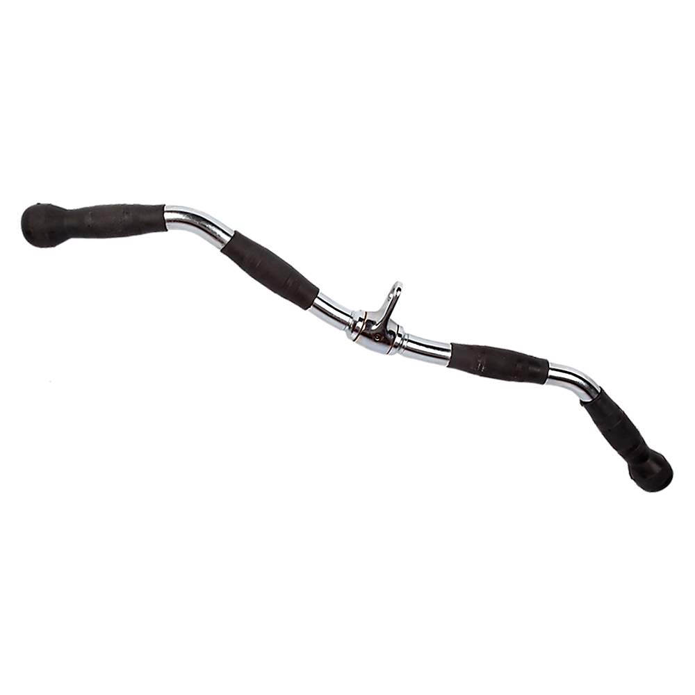 Rubber-Coated Revolving Curl Row Bar Attachment - Randy & Travis