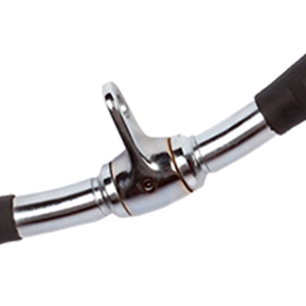 Rubber-Coated Revolving Curl Row Bar Attachment - Randy & Travis