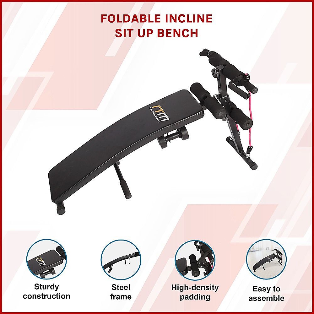Foldable Incline Sit-Up Bench
