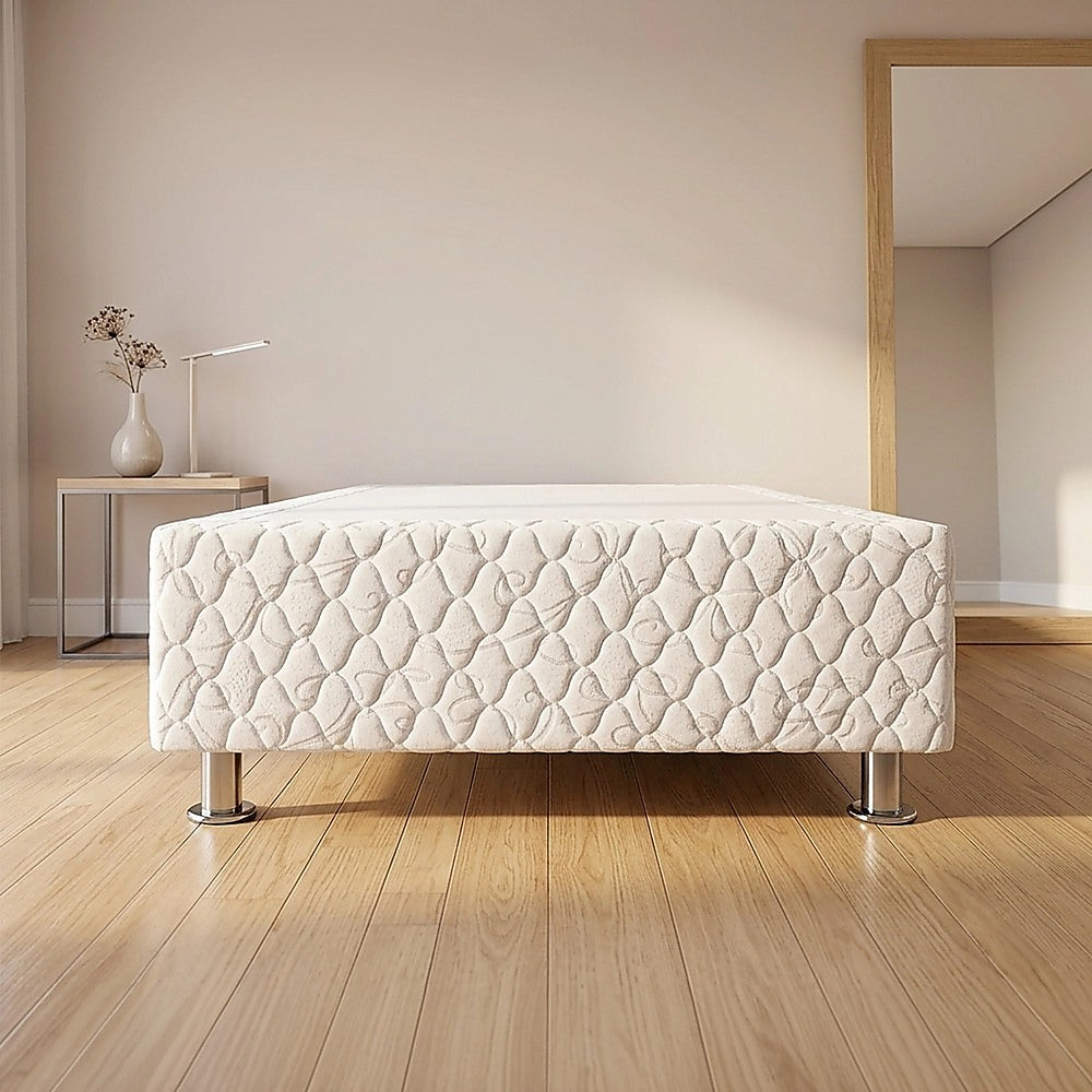 Bed frame with base single ensemble