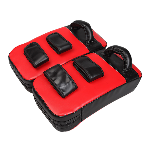 Thai Boxing Punch Focus Pad Mitts Training Hit Strike Shield - Set of 2