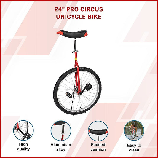 Circus Unicycle Bike 24'' Pro