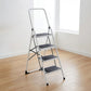 Foldable Non-Slip 4 Step Steel Ladder