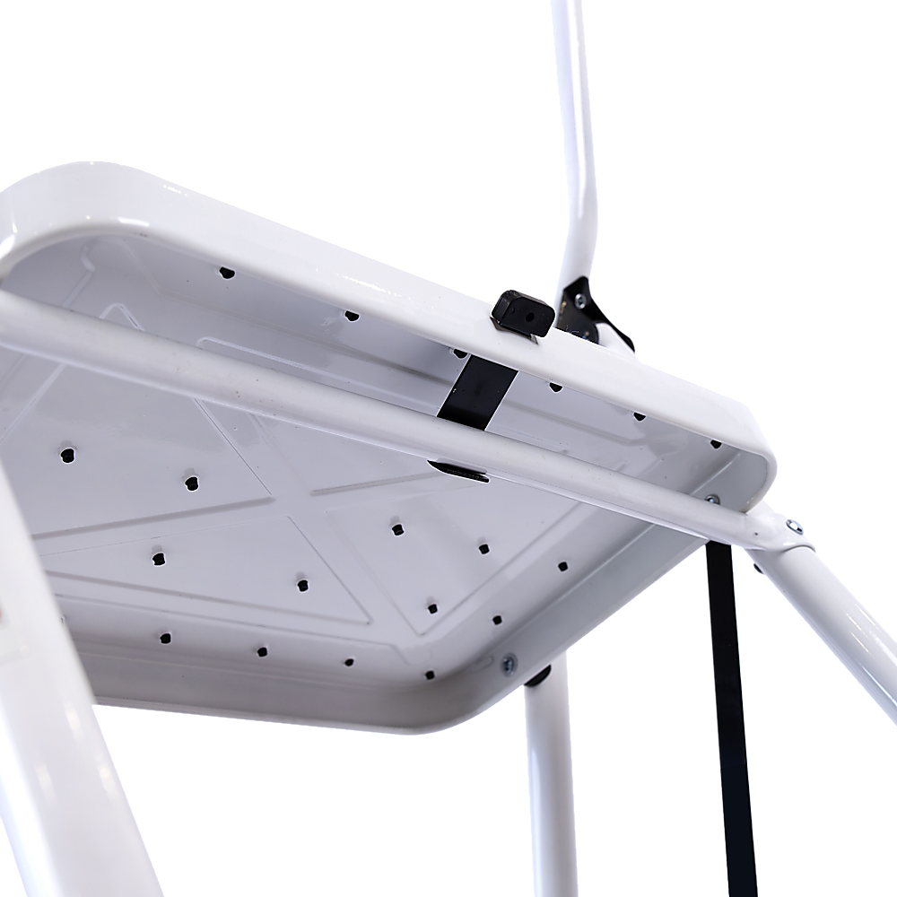 Foldable Non-Slip 4 Step Steel Ladder