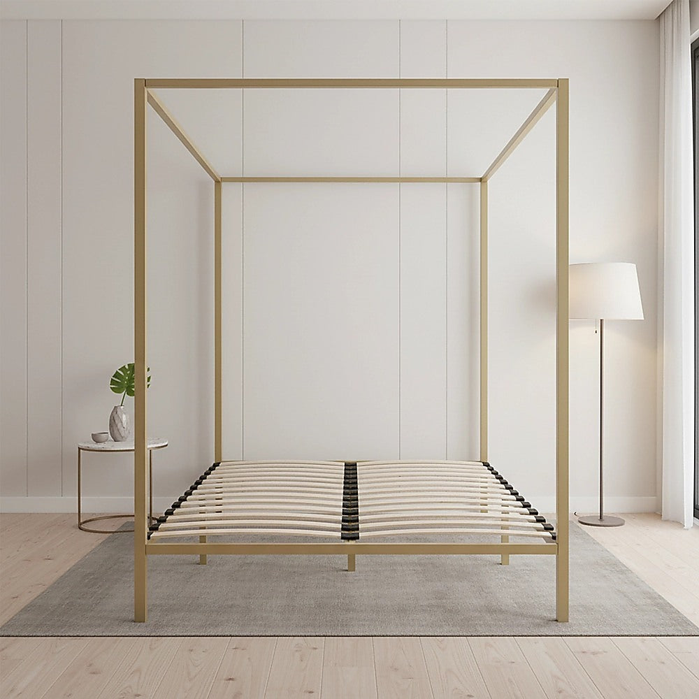 Bed Frame Four Poster Queen 4-Poster