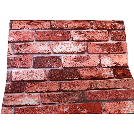 Red Brick Print Theme Wallpaper 10M 3D