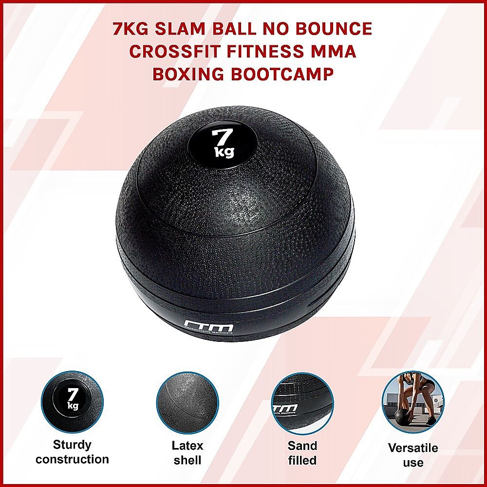 Slam Ball No Bounce Crossfit Fitness MMA Boxing BootCamp - 7KG