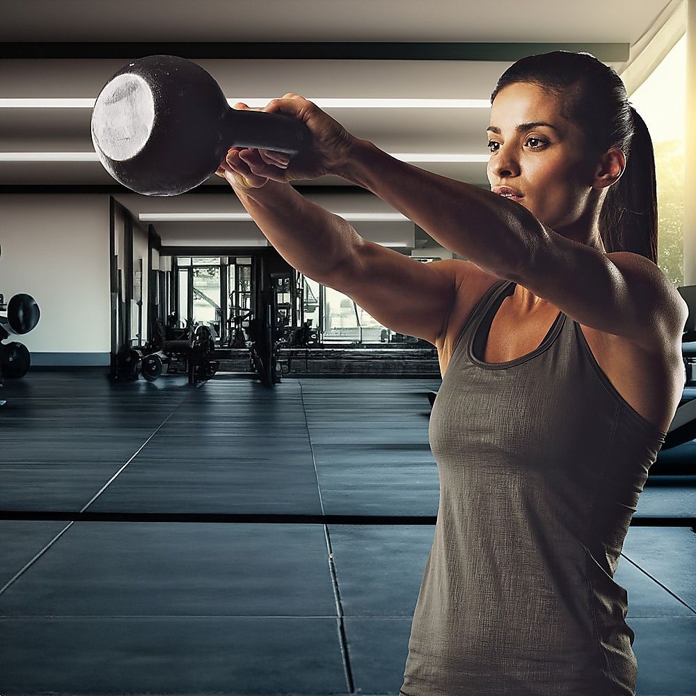 Kettlebell Training Weight Fitness Gym - 16KG