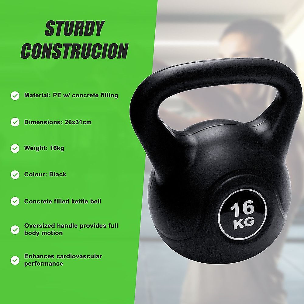 Kettlebell Training Weight Fitness Gym - 16KG