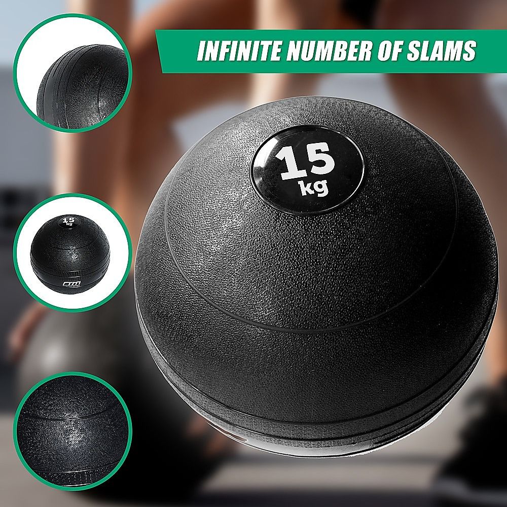 Slam Ball 15kg No Bounce Crossfit Fitness MMA Boxing Bootcamp