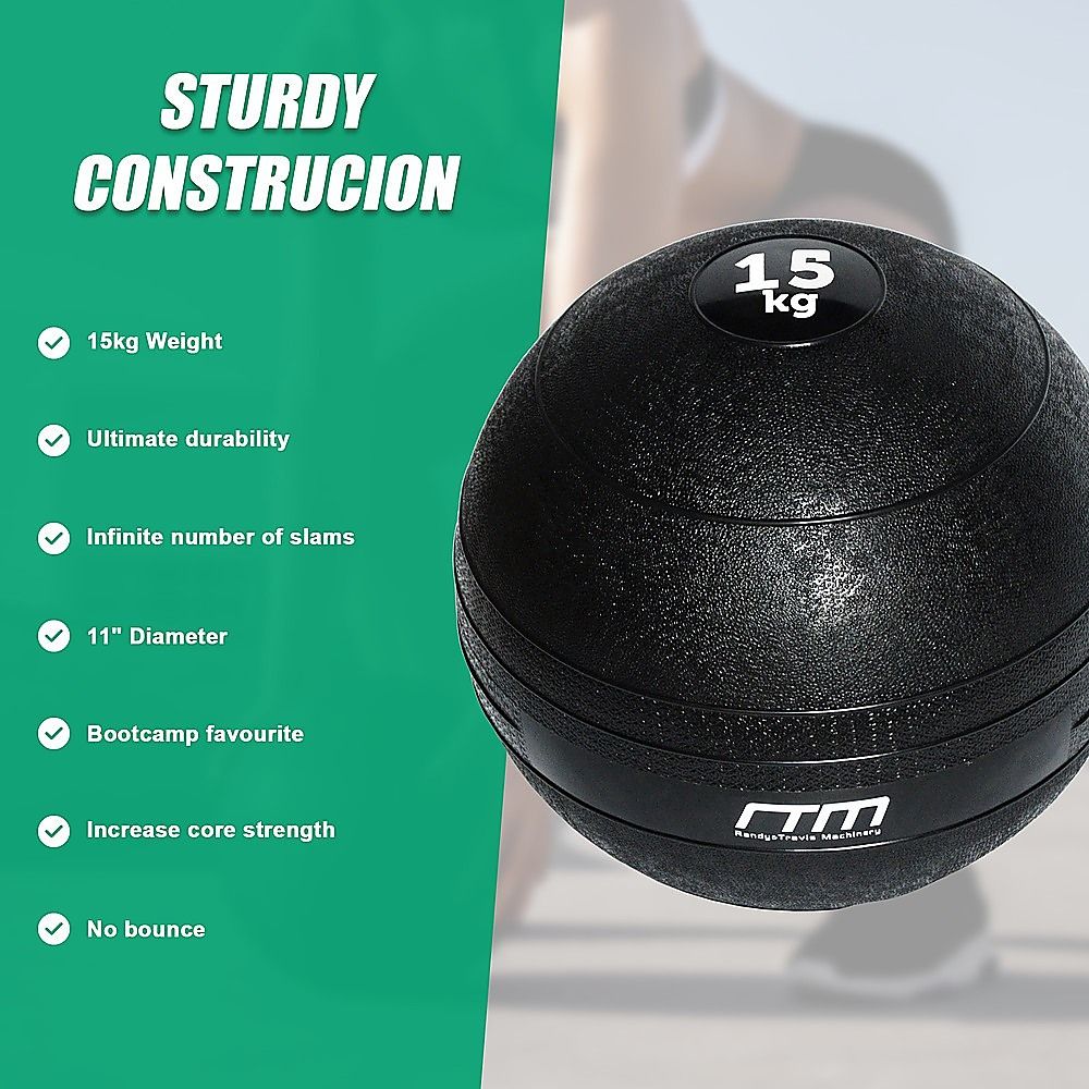 Slam Ball 15kg No Bounce Crossfit Fitness MMA Boxing Bootcamp