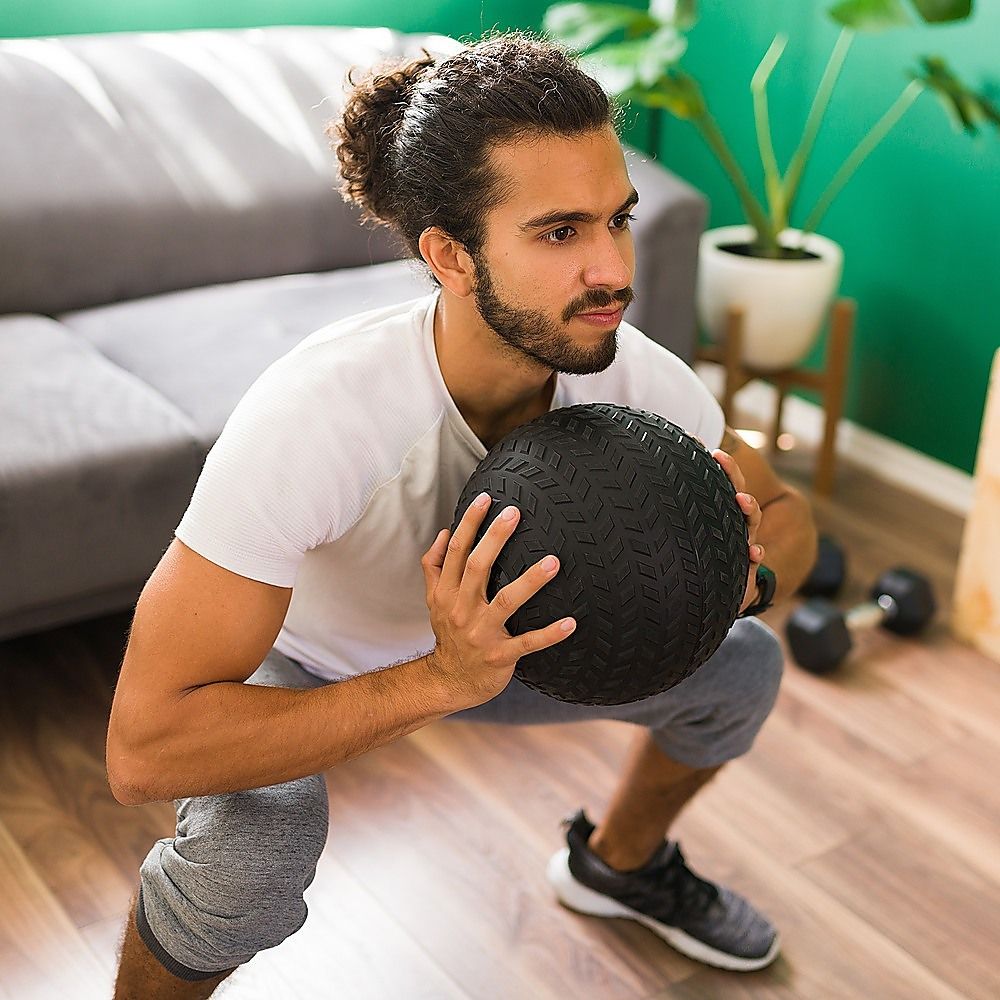 Tyre Thread Slam Ball Medicine Ball for Gym Fitness - 10KG