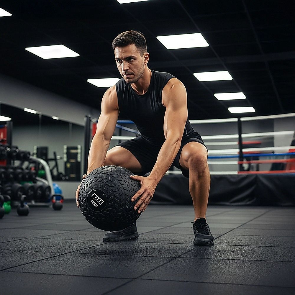 Tyre Thread Slam Ball Medicine Ball for Gym Fitness - 10KG