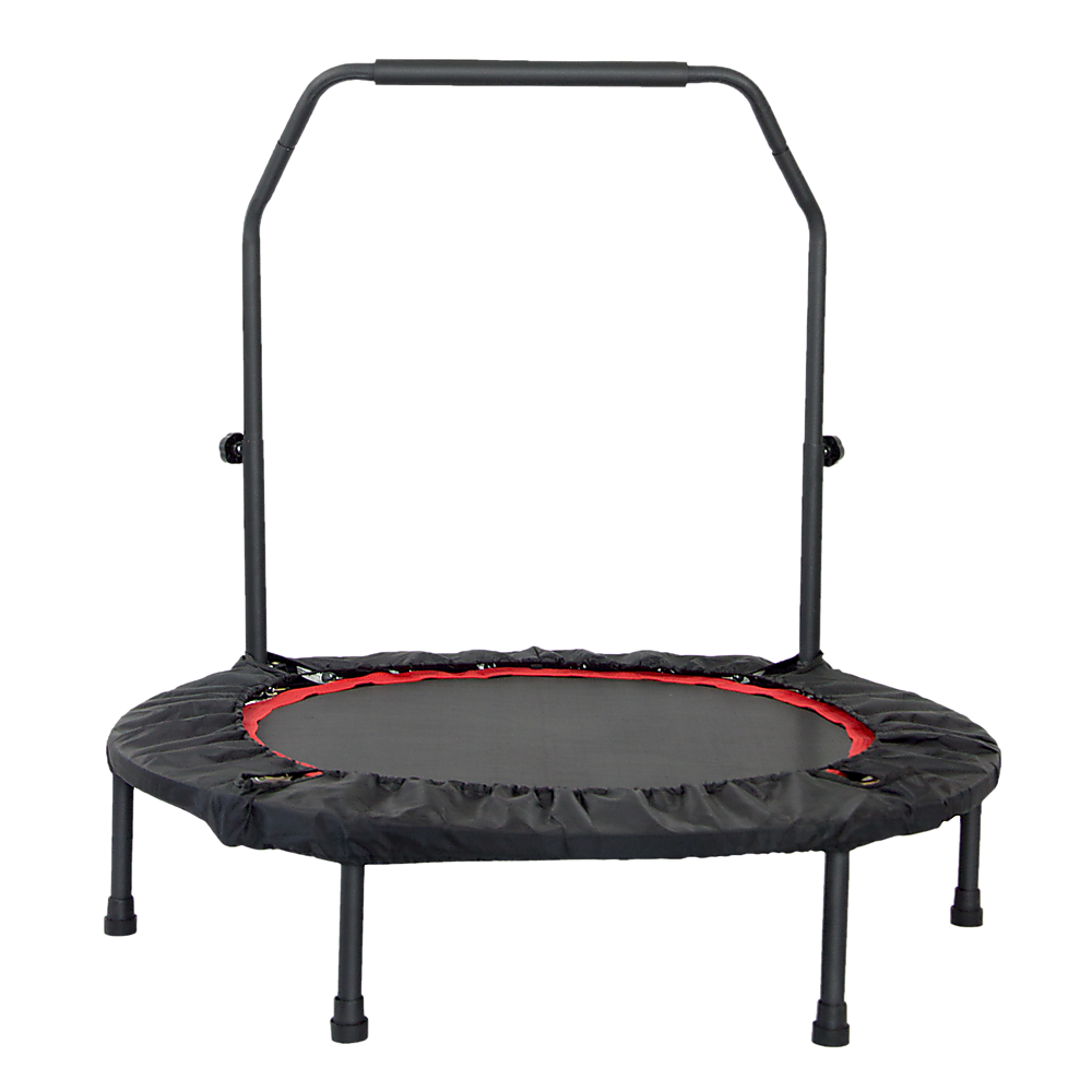 Mini Rebounder Trampoline with Handle Rail