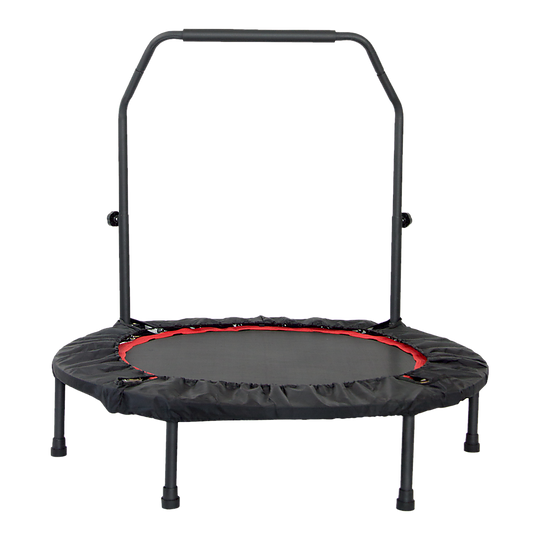 Mini Rebounder Trampoline with Handle Rail