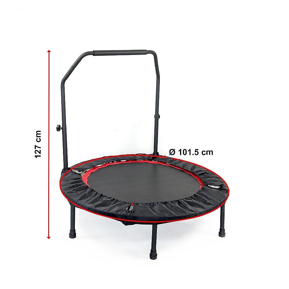 Mini Rebounder Trampoline with Handle Rail