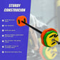 Standard Rubber Coloured Barbell 20kg