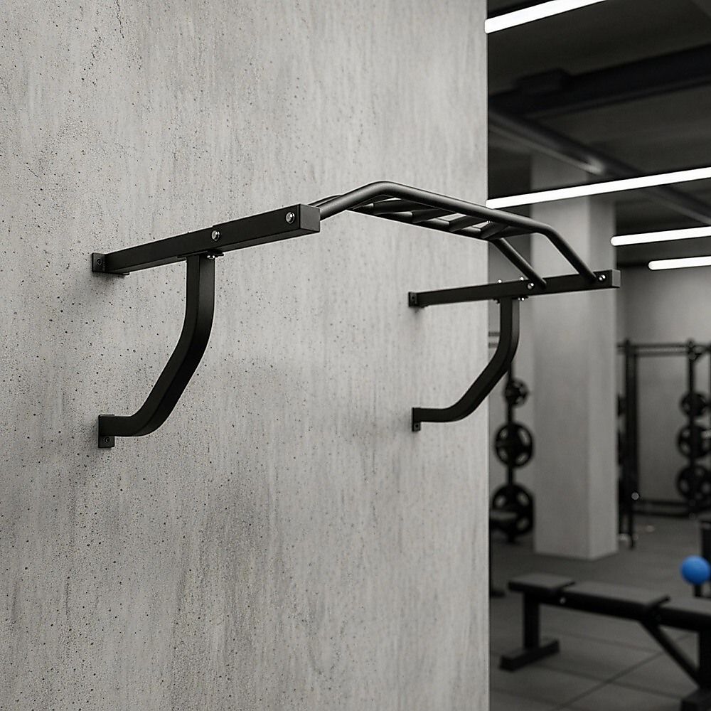 Wall Mounted Multi Grip Chin Up Bar – Heavy Duty Pull Up Station for Upper Body Training