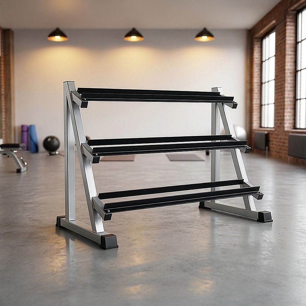 Dumbbell Rack 3-Tier - Dumbbell Weights Storage