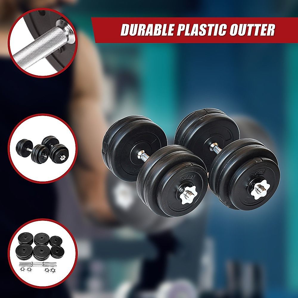 Dumbbell Set 30KG Adjustable Weight
