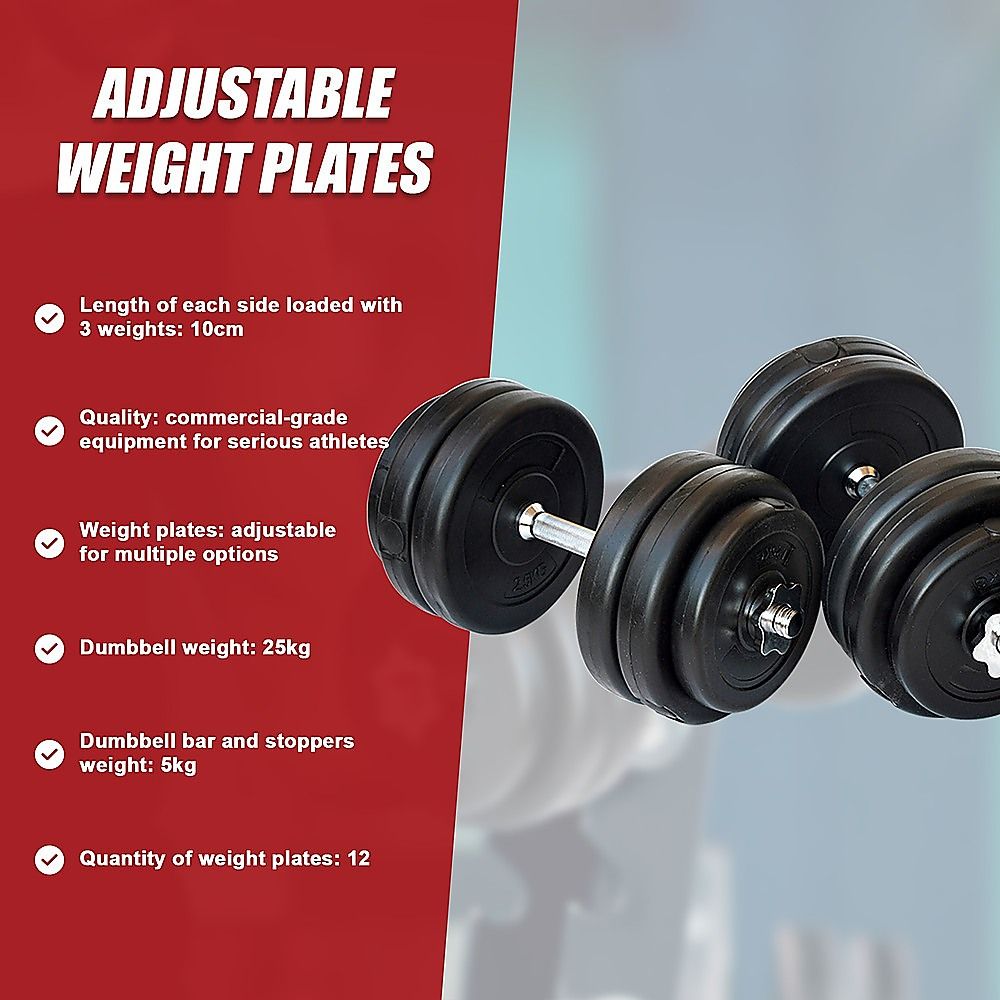 Dumbbell Set 30KG Adjustable Weight