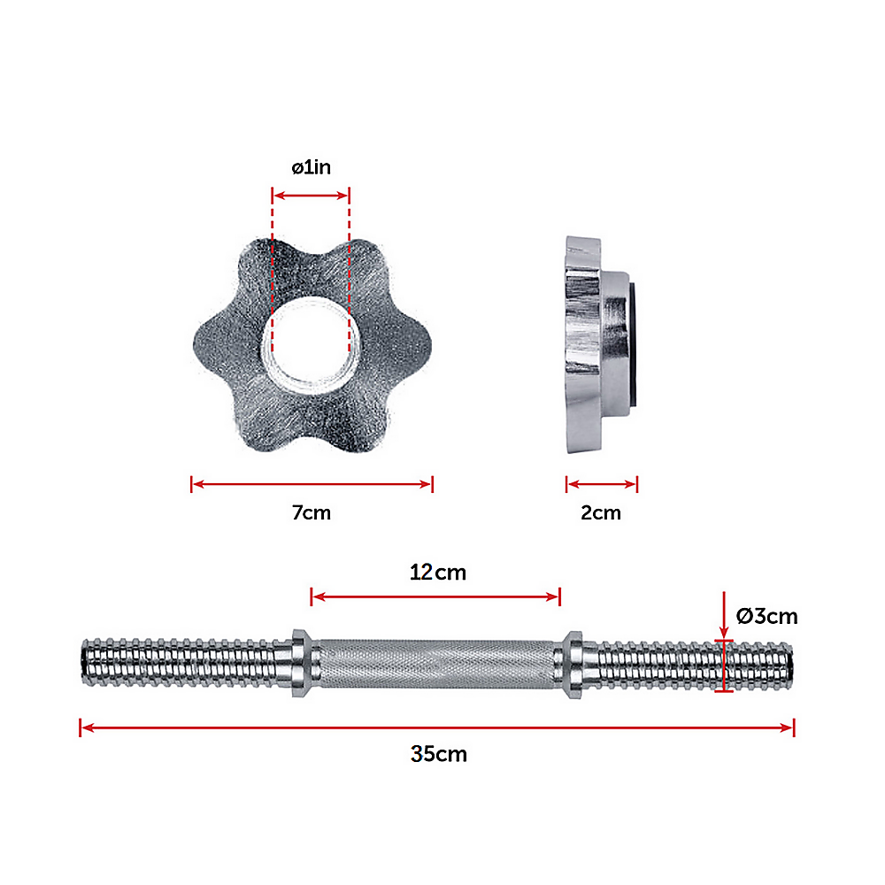 Adjustable Dumbbell Weight Set - 20KG