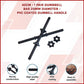 Dumbbell Bar 45cm - 1 Pair 25mm Diameter PVC Coated Dumbbell Handle
