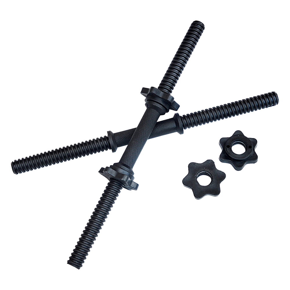 Dumbbell Bar 45cm - 1 Pair 25mm Diameter PVC Coated Dumbbell Handle
