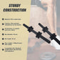 Dumbbell Bar 45cm - 1 Pair 25mm Diameter PVC Coated Dumbbell Handle