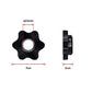 Dumbbell Bar 45cm - 1 Pair 25mm Diameter PVC Coated Dumbbell Handle
