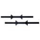 Dumbbell Bar 45cm - 1 Pair 25mm Diameter PVC Coated Dumbbell Handle