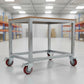 Heavy Duty PU Swivel Castor Wheels with Brake - 4 x 4"