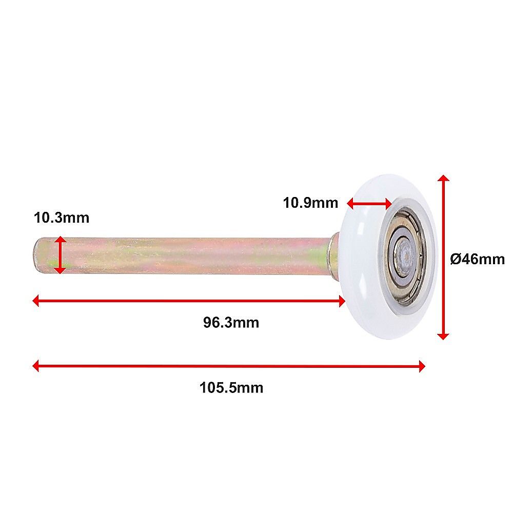 Garage Door Roller / Wheel Heavy Duty - 13 Ball Sealed Bearing 12 Pack