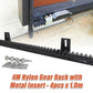 Sliding Gate Hardware Accessories Kit - 4M Gear Rack Track