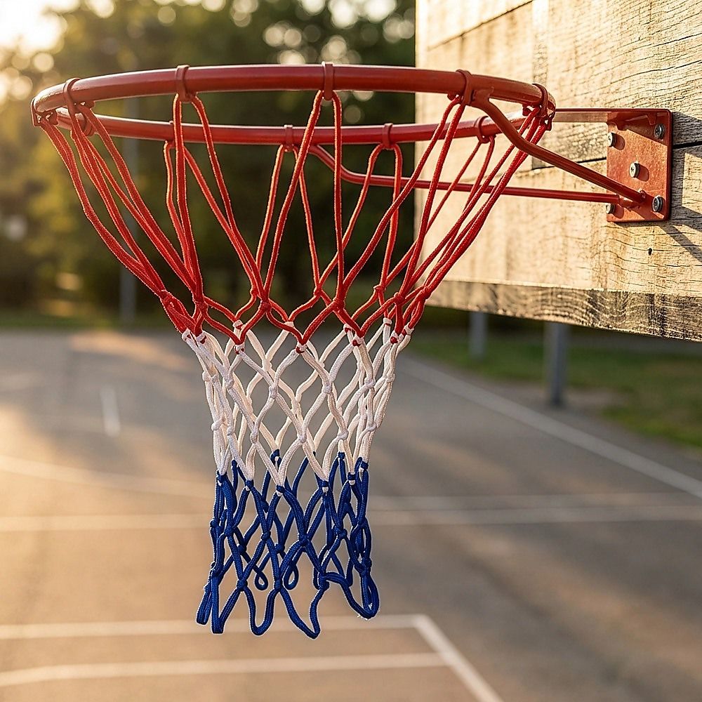 Wall Mounted Basketball Hoop Pro Size with Ring, Goal Net, Rim for Outdoor Dunking