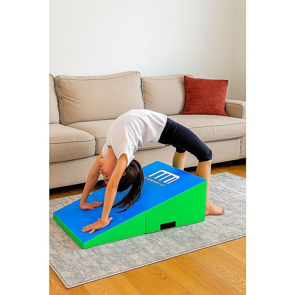 Gymnastics Mat Foldable Soft Incline 120x60x35cm Wedge Yoga Training