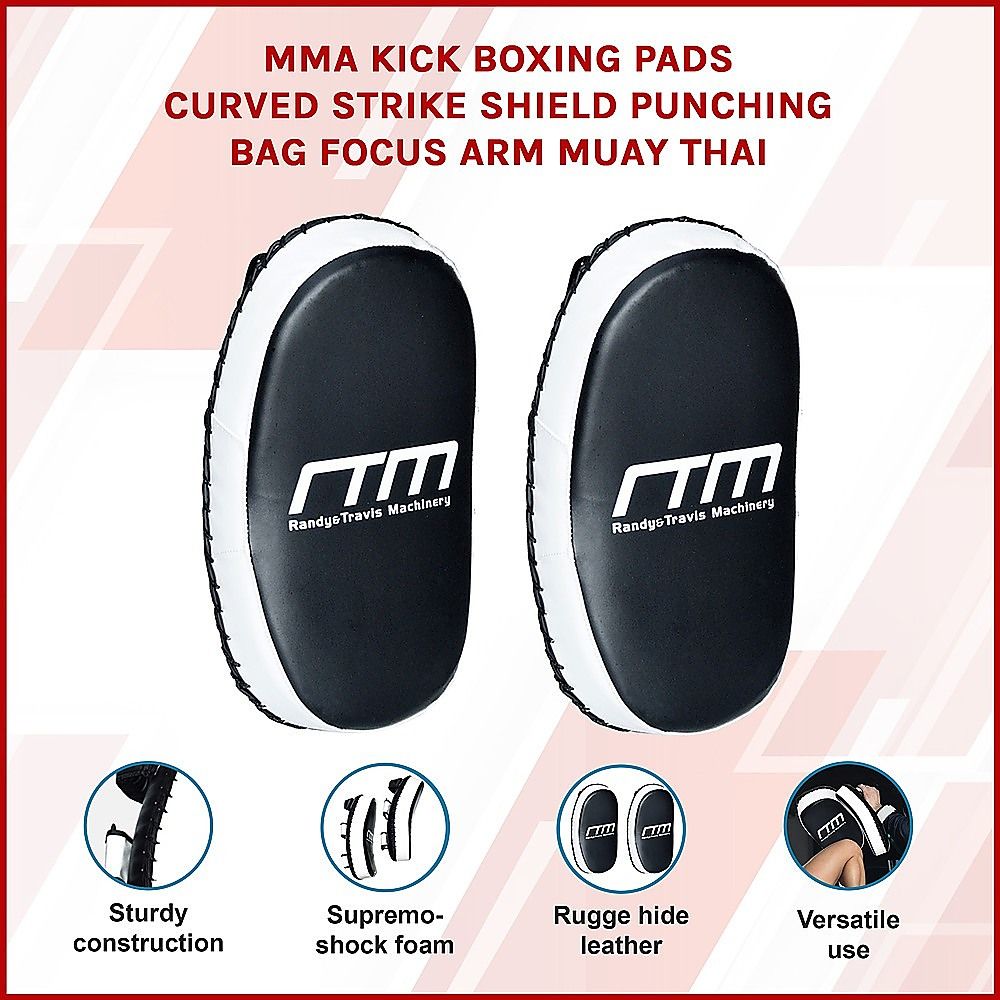 Boxing Pads Curved Strike Shield Punching Bag Focus Arm Muay Thai