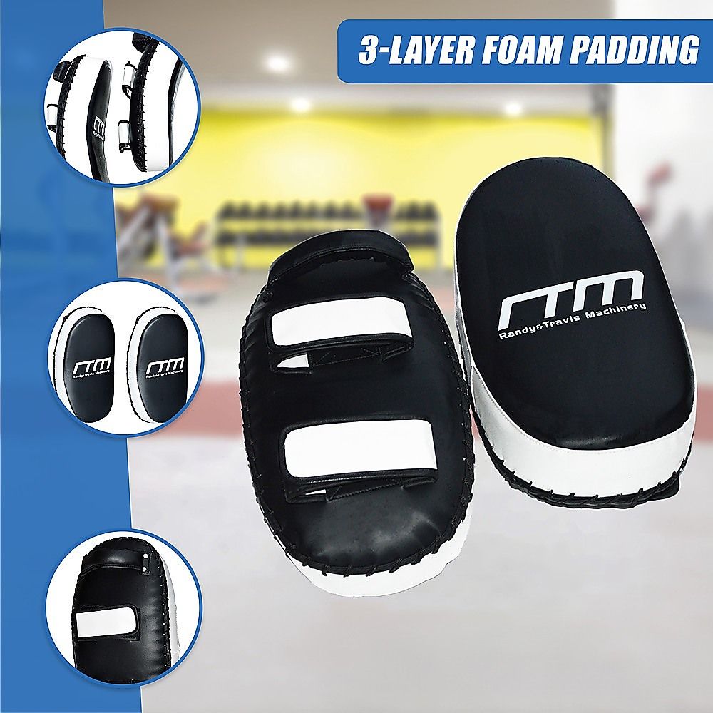 Boxing Pads Curved Strike Shield Punching Bag Focus Arm Muay Thai