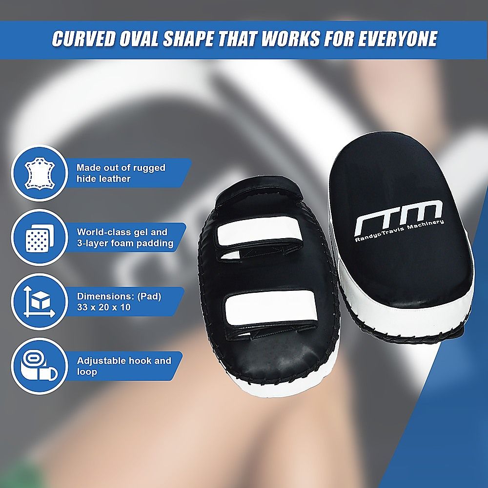 Boxing Pads Curved Strike Shield Punching Bag Focus Arm Muay Thai