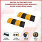 Rubber Speed Bump Hump Load 60T Pair of 1m Road Humps