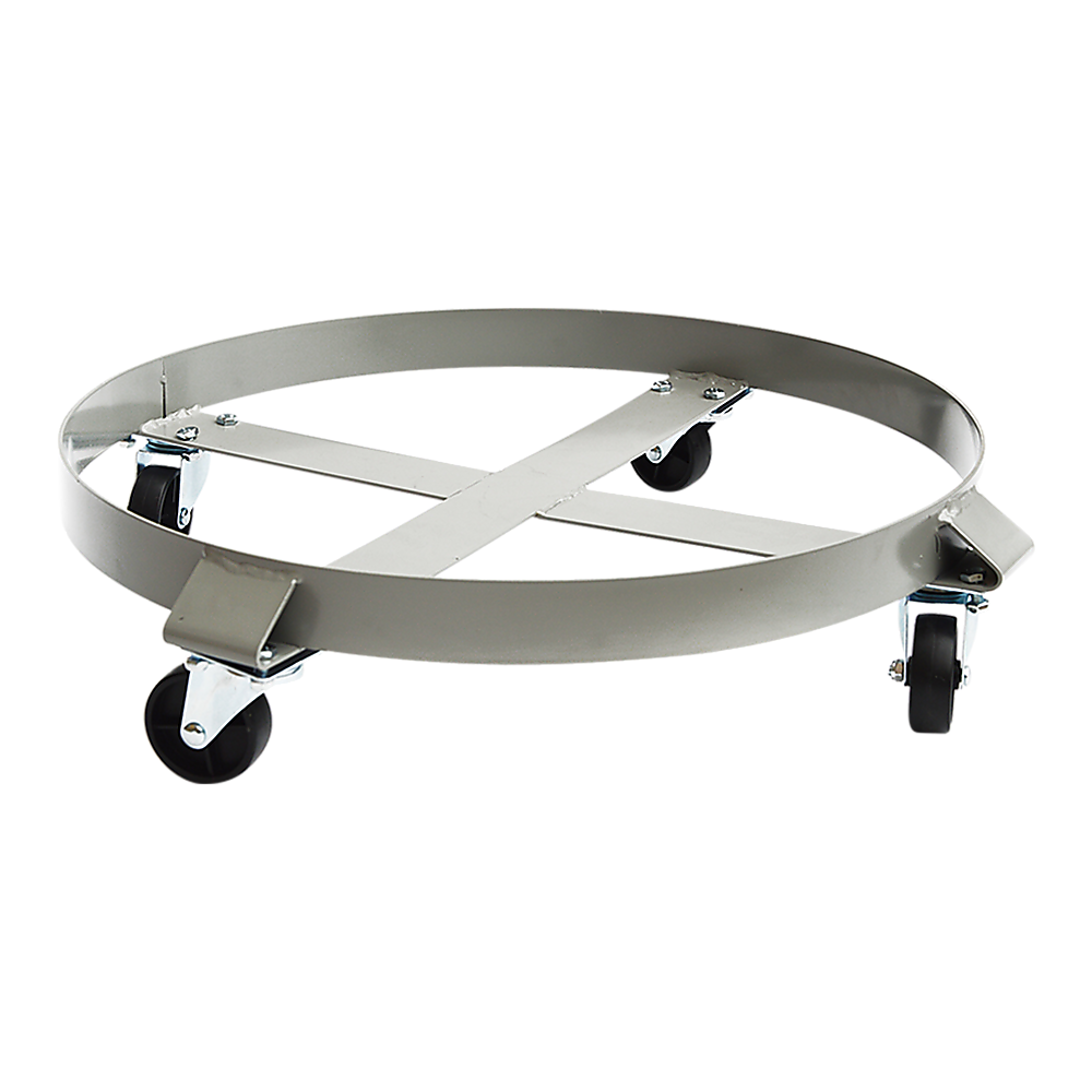 Drum Dolly 450kg 55 Gallon with Swivel Casters Heavy Duty Steel Frame Non-Tipping