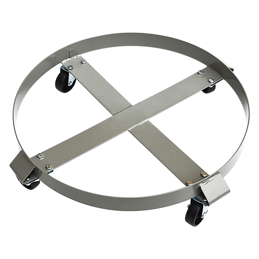 Drum Dolly 450kg 55 Gallon with Swivel Casters Heavy Duty Steel Frame Non-Tipping