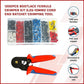 Bootlace Ferrule Crimper Kit 1200Pcs 0.25-10mm² Cord End Ratchet Crimping Tool