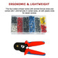 Bootlace Ferrule Crimper Kit 1200Pcs 0.25-10mm² Cord End Ratchet Crimping Tool