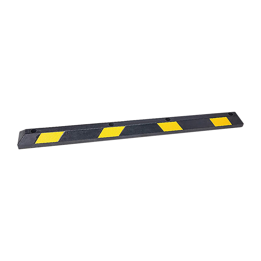 Rubber Curb Parking Guide 180cm Heavy Duty Wheel Driveway Stopper Reflective Yellow