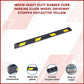 Rubber Curb Parking Guide 180cm Heavy Duty Wheel Driveway Stopper Reflective Yellow